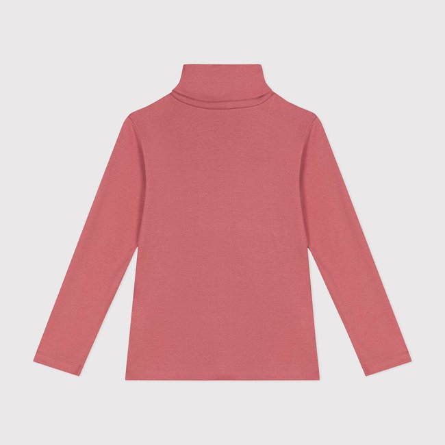 Pink cotton turtleneck shop