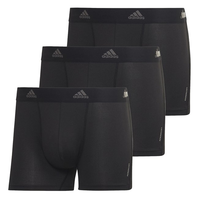 Pack of 3 Active Hipsters in Cotton, black, adidas Performance
