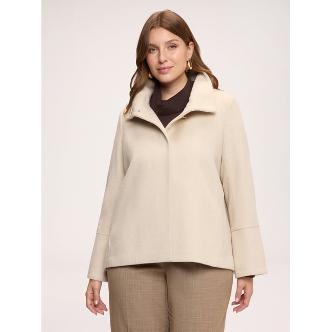 Manteau / cape blanc <span itemprop=