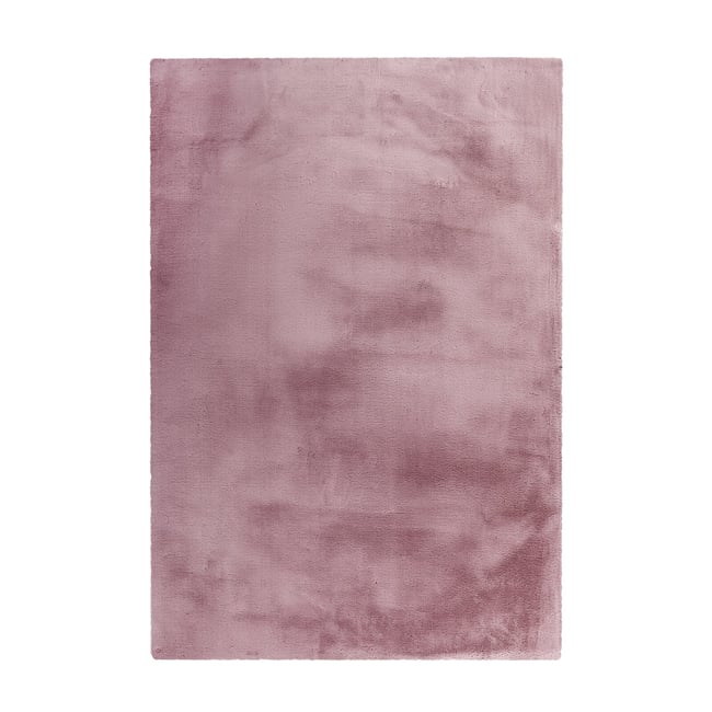 Tapis rectangulaire en micropolyester Rabbit Couleur rose <span itemprop=