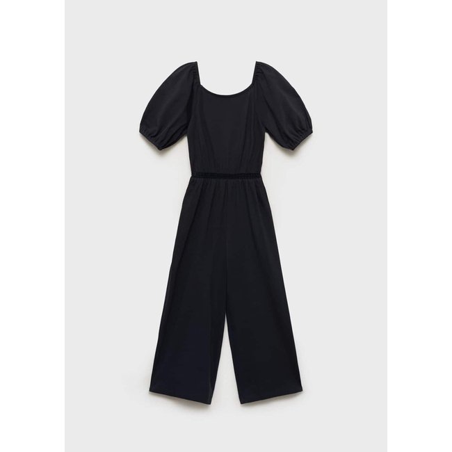 Combi-pantalon dos ouvert gris anthracite <span itemprop=