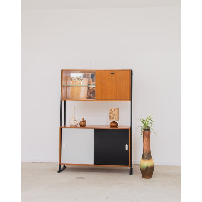 Meuble de rangement Michel N°176 - Bon état Couleur bois <span itemprop=