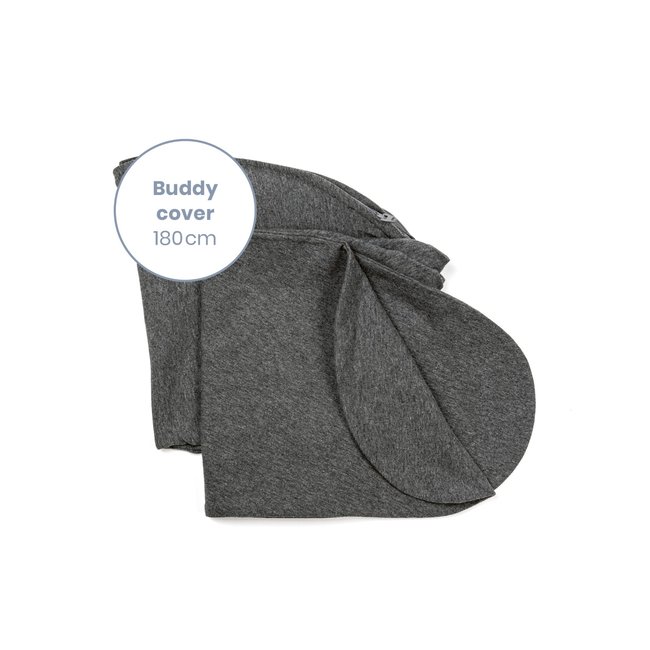 Housse coussin de grossesse Anthracite gris foncé <span itemprop=