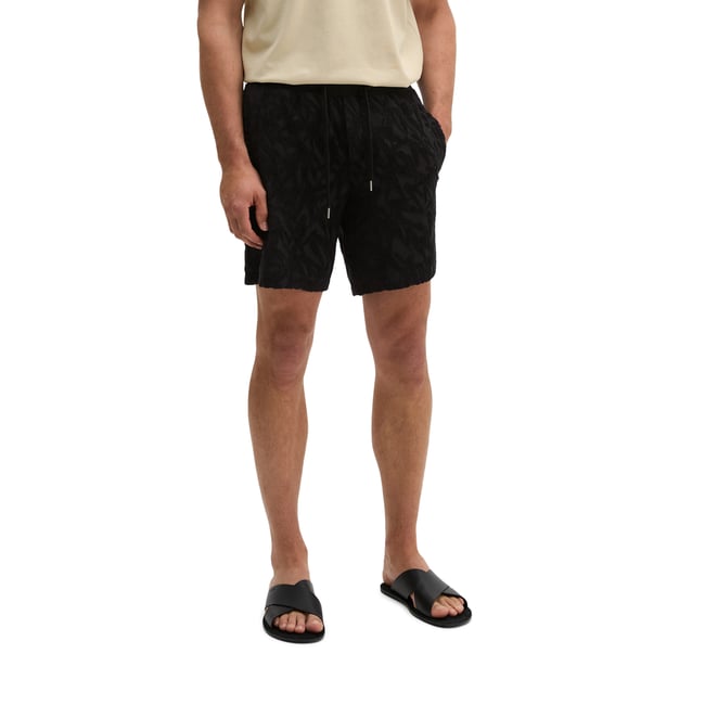Short en jersey DfC regular avec un doux motif de feuilles en éponge - MARC O'POLO