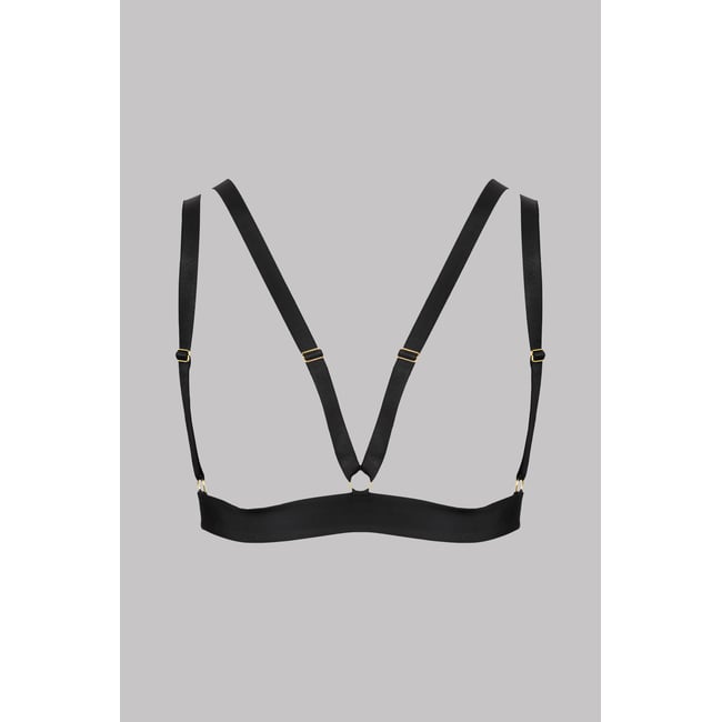 Soutien-gorge Triangle Aubade Passion Nocturne Noir Charnel - 85C (70C EU) - Neuf Avec étiquettes