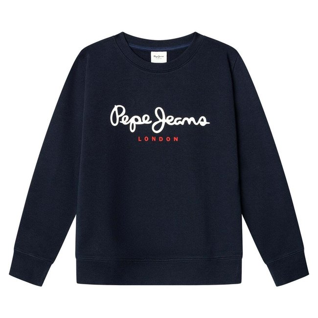 Sweat-Shirt Coupe Regular À Col Rond bleu dulwich <span itemprop=