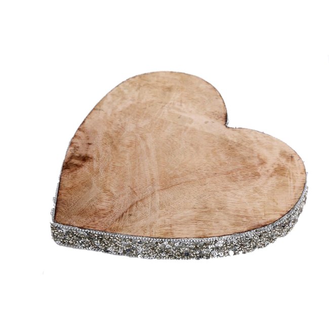 Décoration de Noël en bois Coeur Natural - HEART OF THE HOME