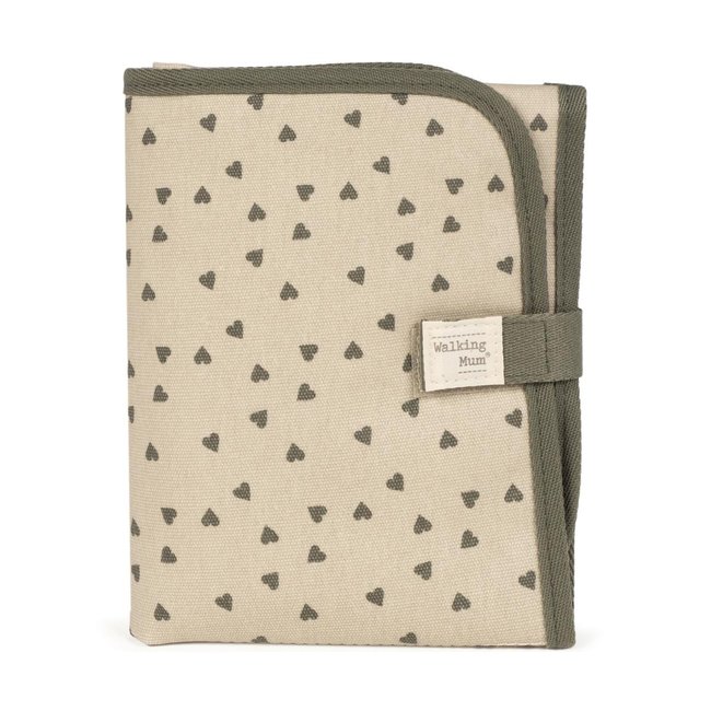 Tapis à langer vert, écru <span itemprop=