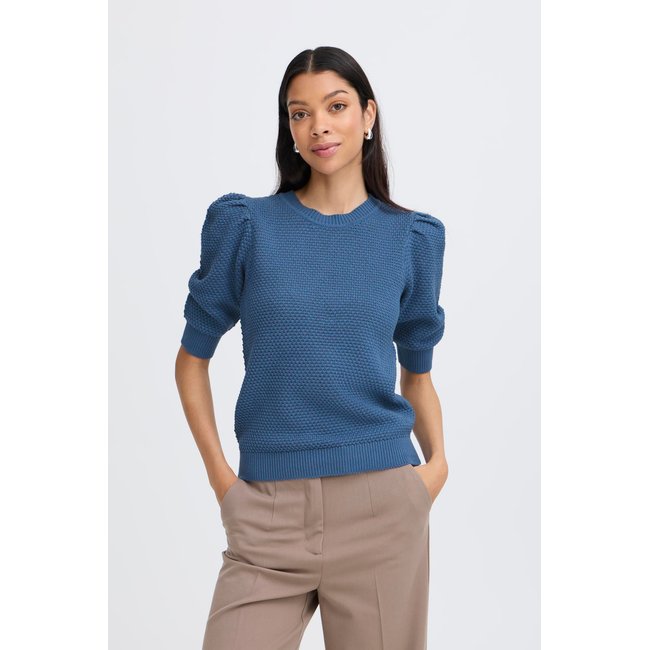 Mid sleeve bleu true navy <span itemprop=