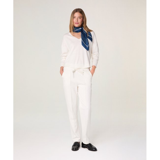 Pull col V en coton - RODIER