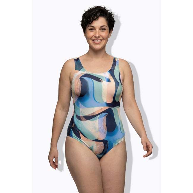 Maillot de bain sans bonnets souples sauge <span itemprop=
