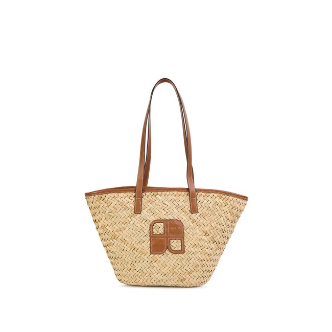 Sac cabas PAPAYA noisette <span itemprop=