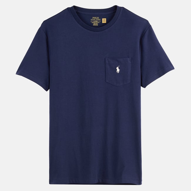 T-shirt manches courtes, en jersey, Custom Slim Fit - POLO RALPH LAUREN