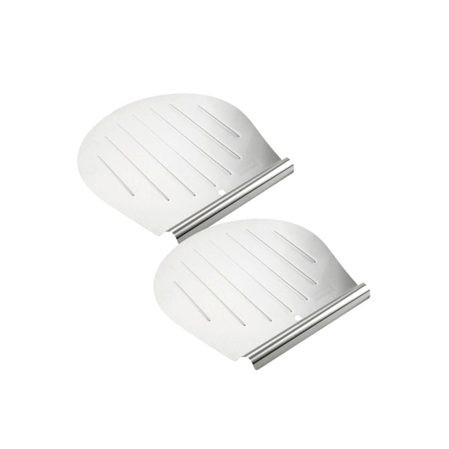 Set de 2 ustensiles pelle à gâteau et pelle à pizza SMART PASTRY Couleur gris <span itemprop=