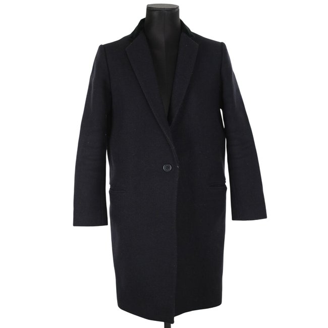 Manteau en laine - Bon État noir <span itemprop=