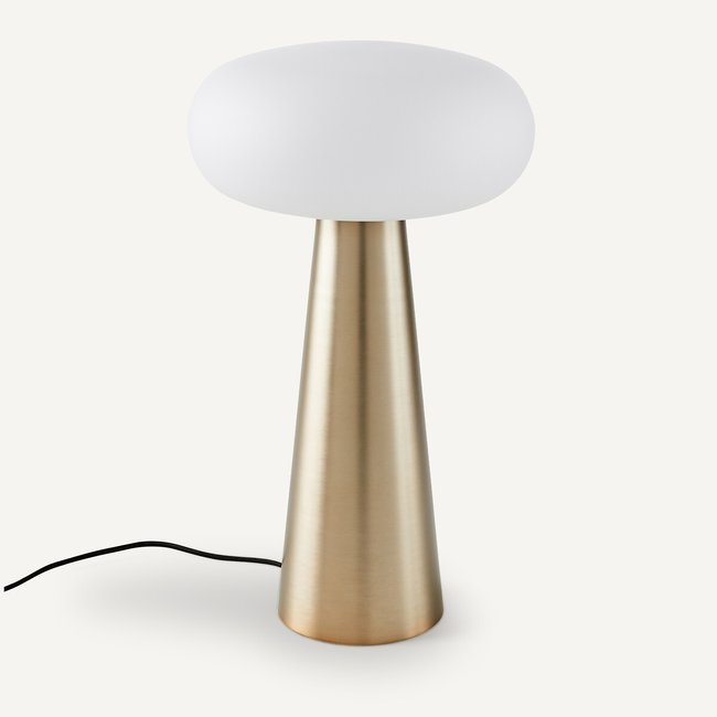 Lampe opaline, Faith Couleur champagne <span itemprop=