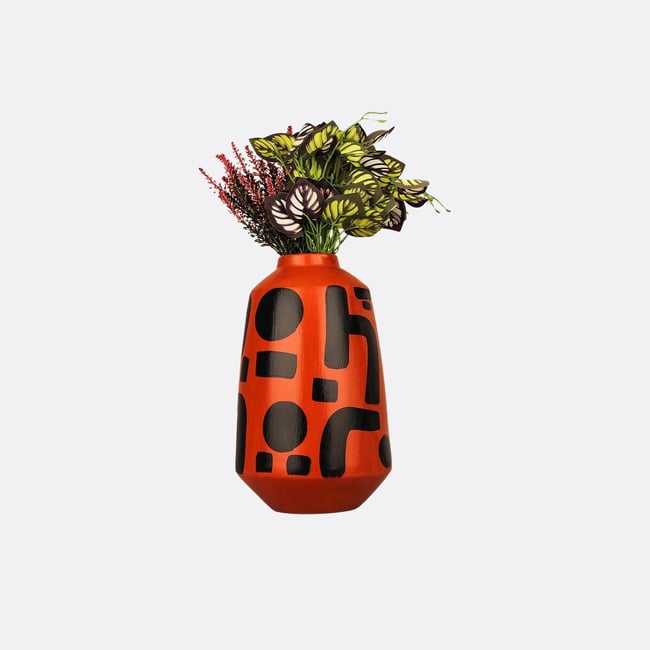 Декоративный горшок Flamara / Фламара красный SO'HOME