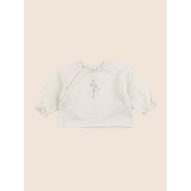 Sweat - Très bon état beige <span itemprop=