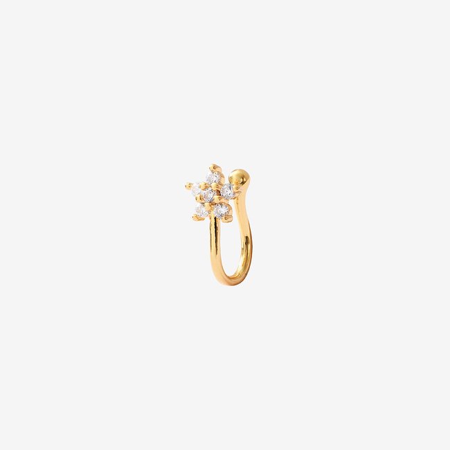 Bague oreille - nez aimée - candy blanc <span itemprop=