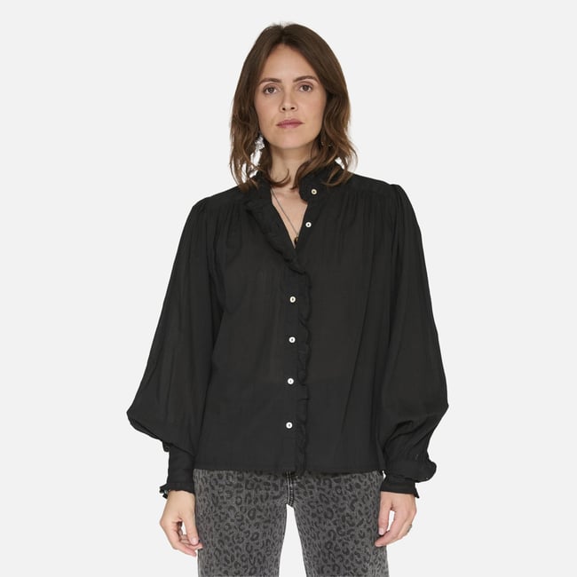 Blouse CLARICE black <span itemprop=