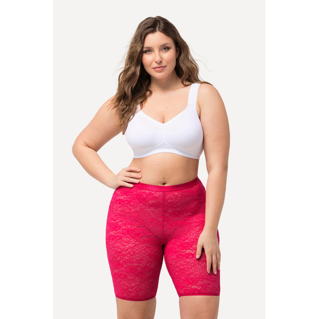 Cycliste entièrement en dentelle transparente baie <span itemprop=
