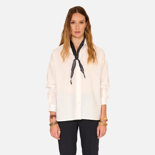 Chemise CIACHA 26s blanc <span itemprop=