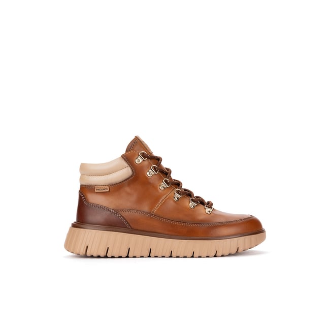 Baskets cuir Segovia brandy <span itemprop=