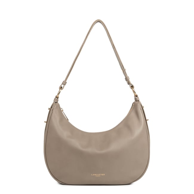 Sac besace zippé en cuir L, DONNA ARIA - LANCASTER