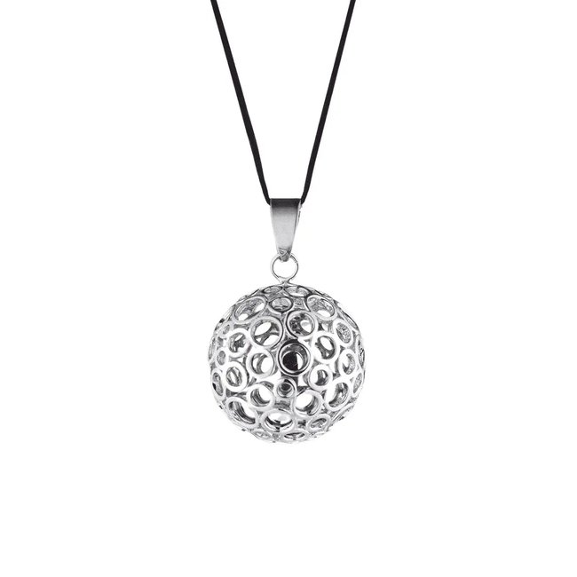 Bola de grossesse - Bulles - Argent multicolore <span itemprop=