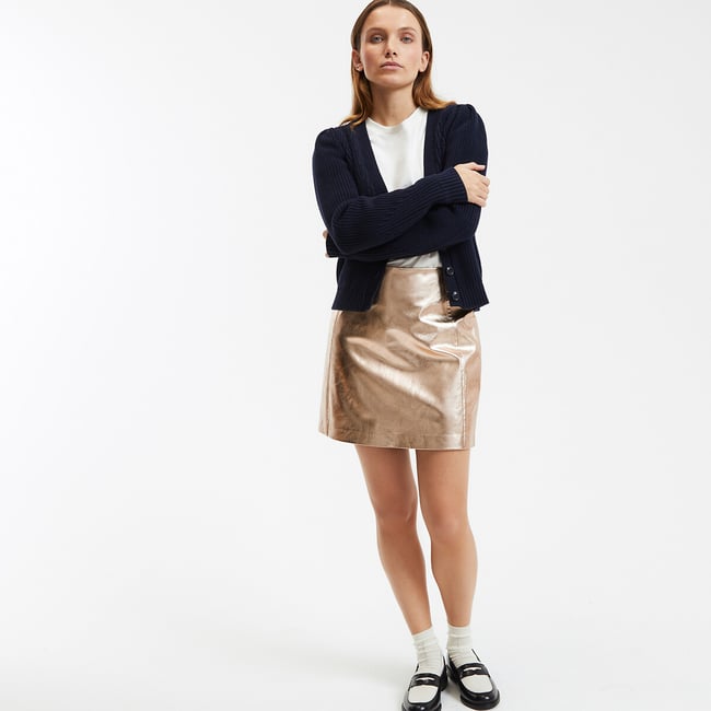 Delvaux Double Poignée Seller zwart + Free Charm