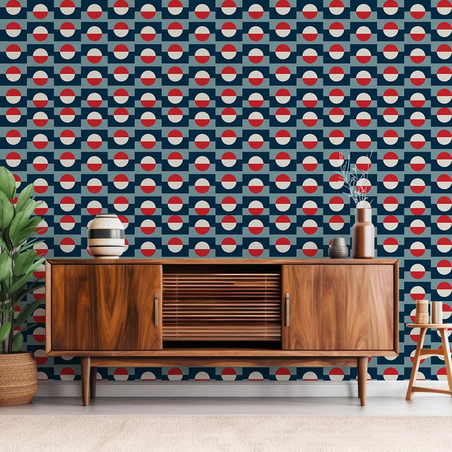 Papier peint, suite binaire Couleur bleu <span itemprop=