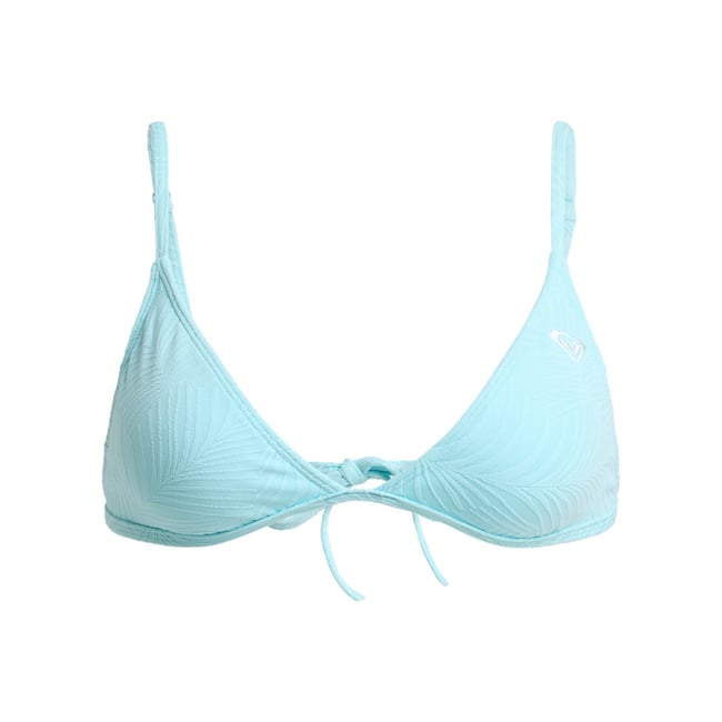 Haut de maillot de bain bikini triangle. bleu tanager turquoise <span itemprop=