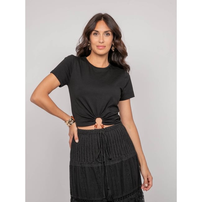 T-shirt Détail Bijoux Fuxiano - DONA LISA