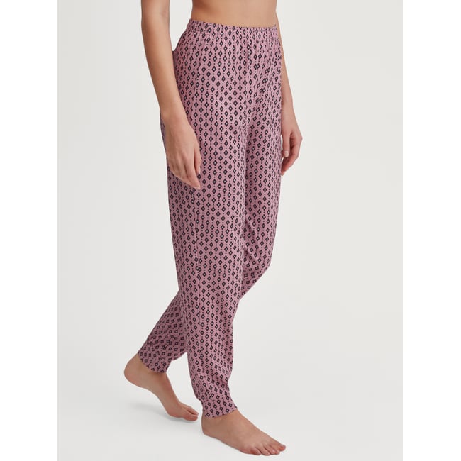 Bas de pyjama avec poignets Coton FAVOURITES BOTANIC lilas <span itemprop=