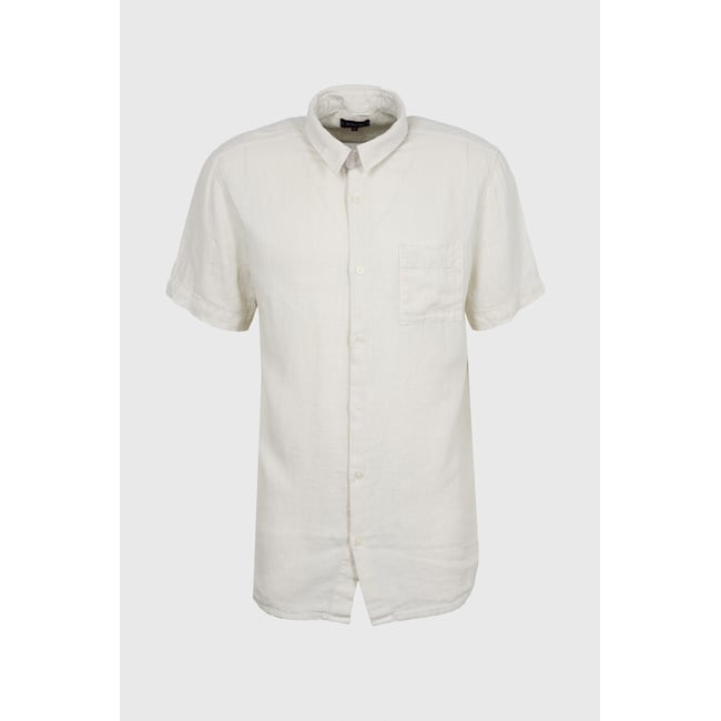 Chemise manches courtes en lin - ARMOR-LUX