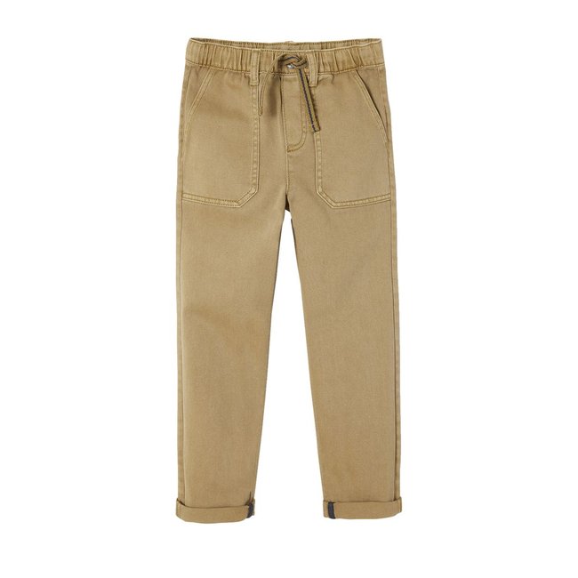 Pantalon worker facile à enfiler camel <span itemprop=