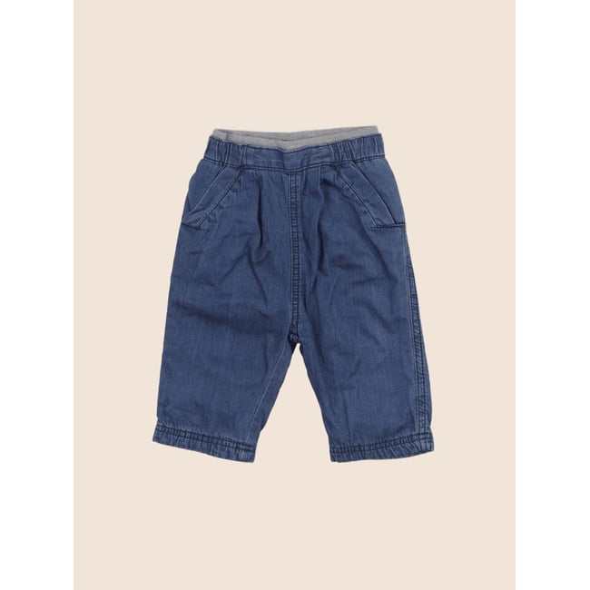 Pantalon doublé - Très bon état bleu <span itemprop=