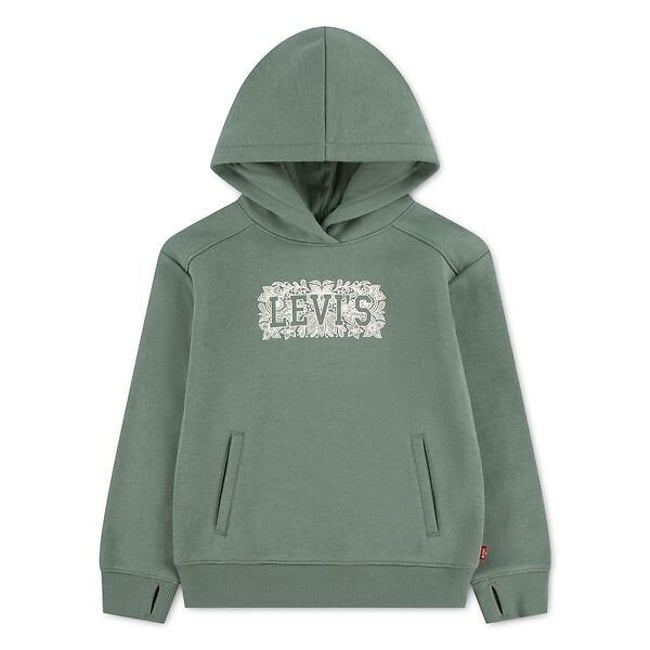 Sweat à capuche, motif Levi's appliqué poitrine kaki <span itemprop=