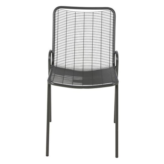 Chaise repas outdoor métal - ZAGO