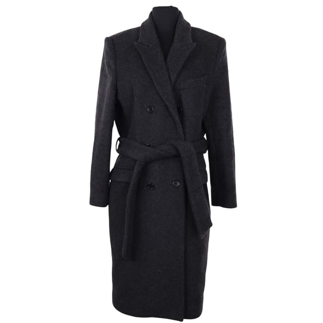 Manteau - Très Bon État gris <span itemprop=