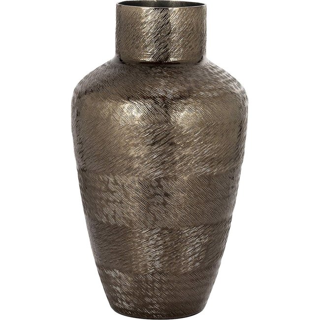 Vase Joah élégant fumé  Richmond Couleur noir fumé élégant <span itemprop=
