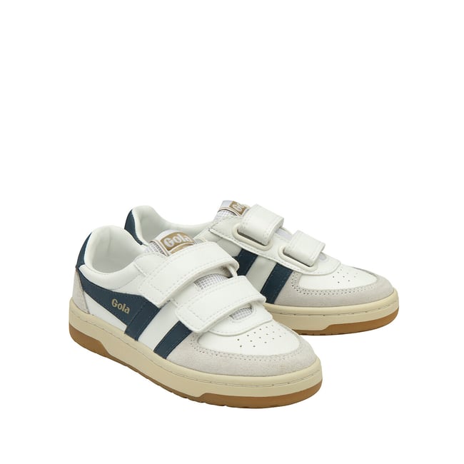 Baskets Hawk Strap  blanc/bleu marine <span itemprop=
