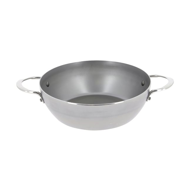 Poêle paysanne à 2 anses ø 28 cm blanc <span itemprop=