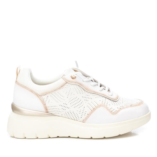 Baskets Plaine Décontractée Lacets blanc <span itemprop=