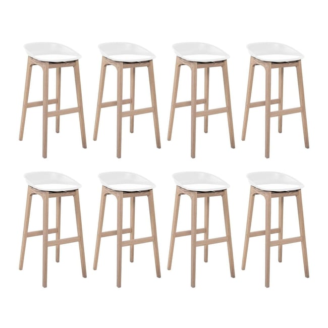 Lot de tabourets de bar en bois 65cm RIVA - MOB IN