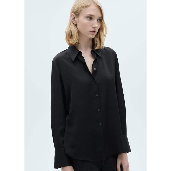 Chemise fluide satinée - MANGO