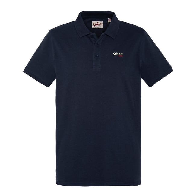 PS Casual Cotton Pique Polo Shirt - SCHOTT