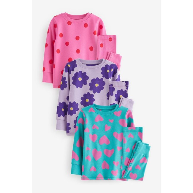Pyjamas stampy manches longues, lot de 3 - NEXT