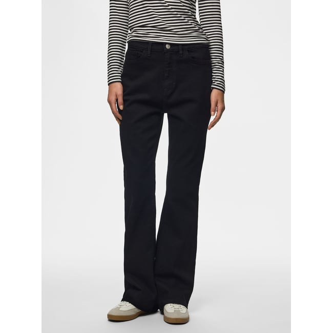Jean Évasé noir - black denim1 <span itemprop=