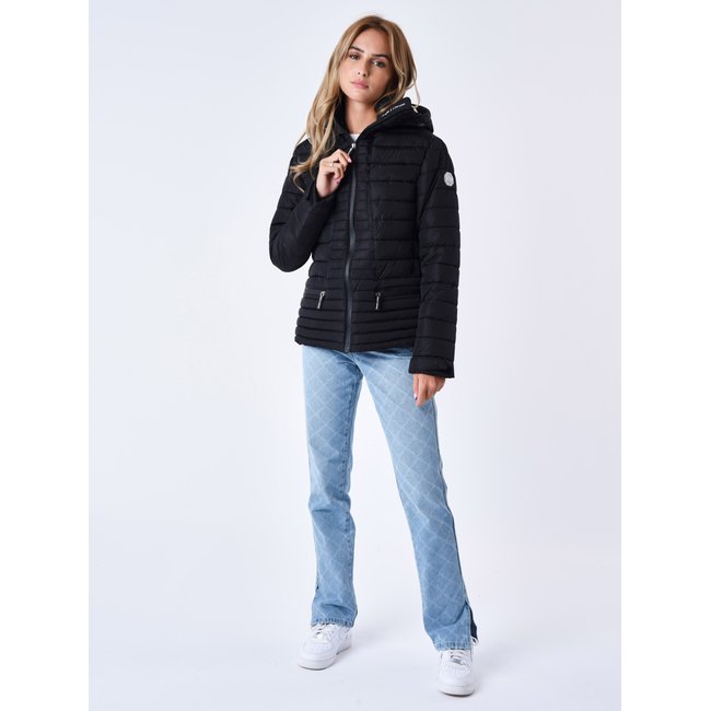 Doudoune Matelassée noir <span itemprop=
